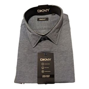 DKNY blue long sleeve sport shirt button up.  Men's size XL.